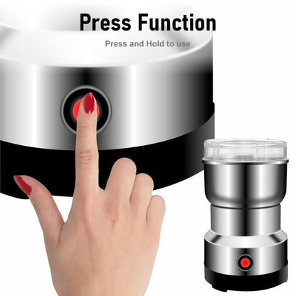 Stainless Steel Electric Coffee Grinder & Mixer