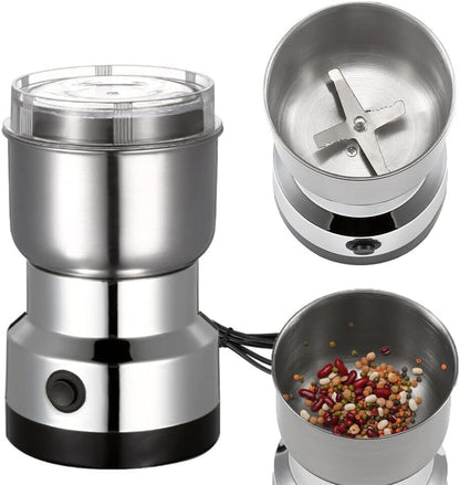 Stainless Steel Electric Coffee Grinder & Mixer