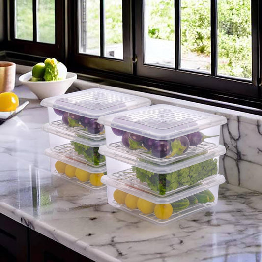 Fridge Storage Container 2500 ml (Pack Of 3)