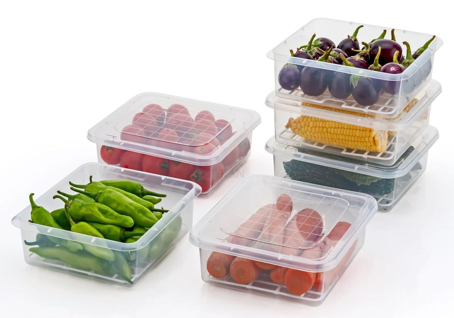 Fridge Storage Container 2500 ml (Pack Of 3)